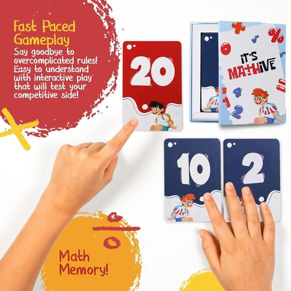 It's Mathive Card Game for Kids teens Interactive Math Learning Game Christmas - Picture 3 of 6